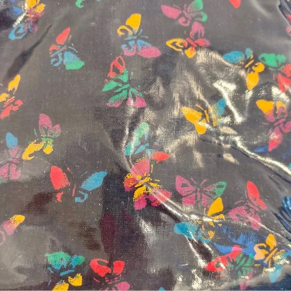 Bottega Veneta Ultra Rare Navy Butterfly Vinyl Crossbody MINT - Picture 4 of 9